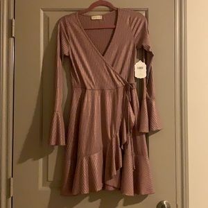Altar’d State Blush Wrap Dress
